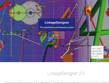 Tablet Screenshot of linkagedesigner.com